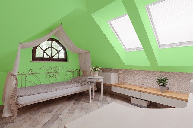 zelená místnost